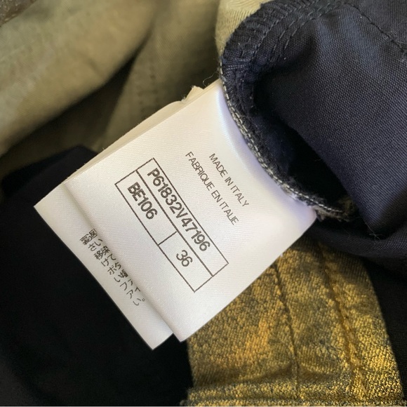 🔥LAST CHANCE 💯 AUTH CHANEL Gold straight Leg PANTS - Picture 10 of 15